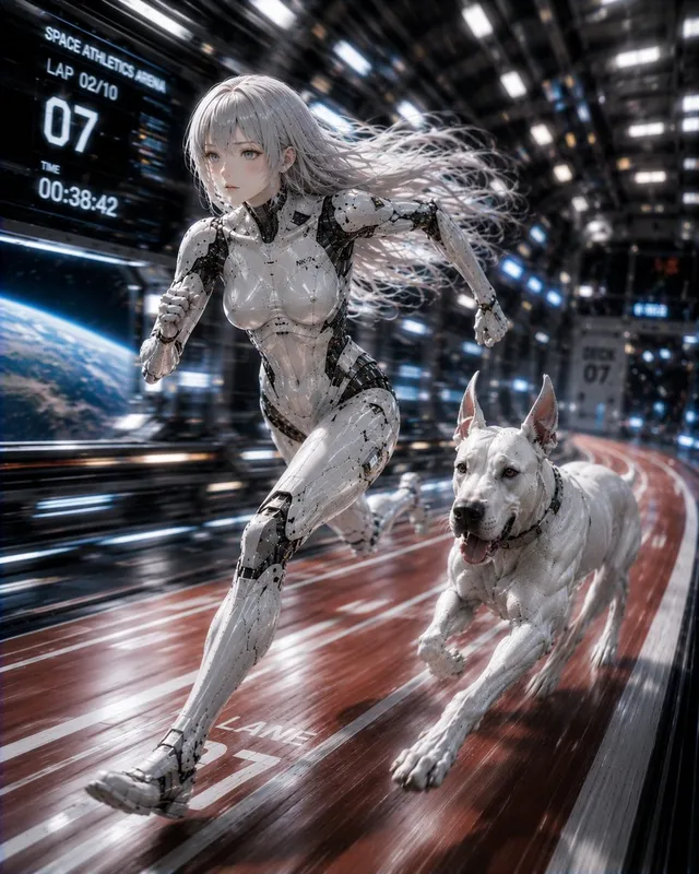 Space Android Woman