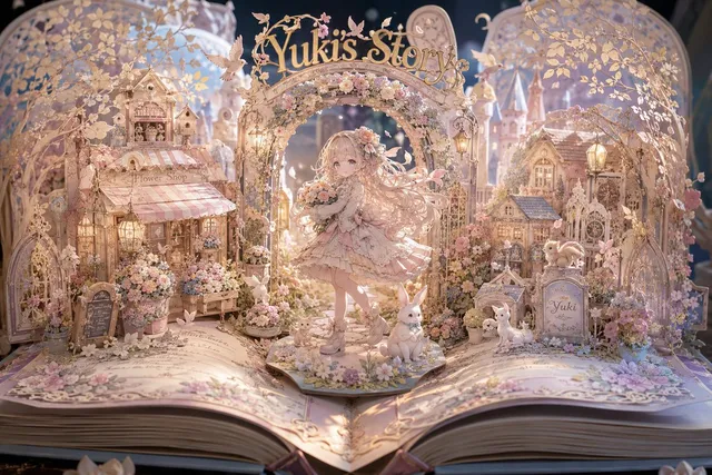 كتاب القصص المنبثق السحري لـ يوكي