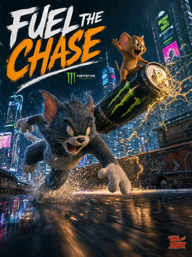Tom ve Jerry Enerji İçeceği Reklamı