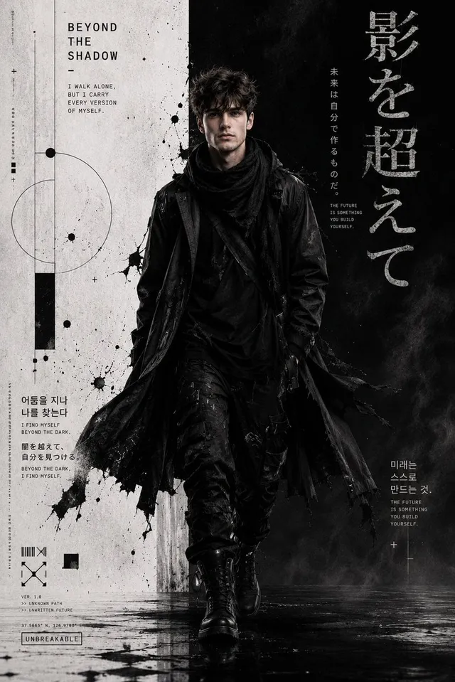 Poster Moda Techwear Cyber-Grunge