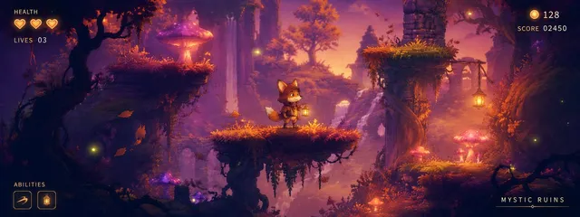Mystic Ruins Platformer Screenshot