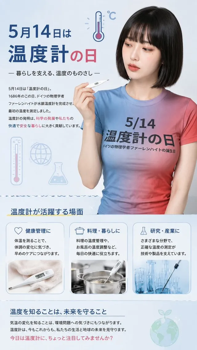 Japon Termometre Günü Poster