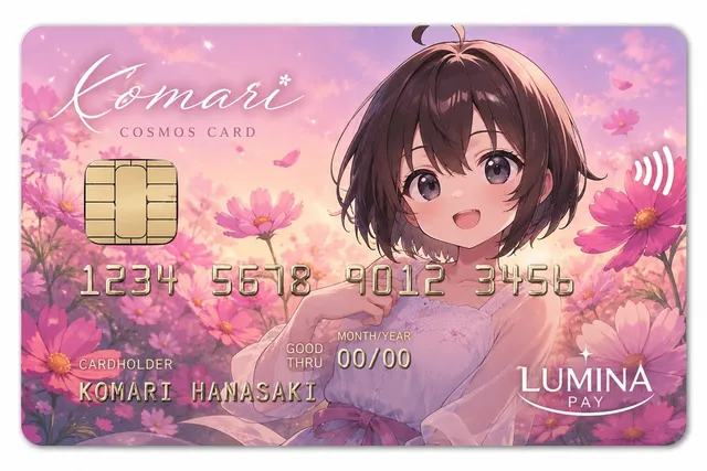 Anime Cosmos Credit Card Design