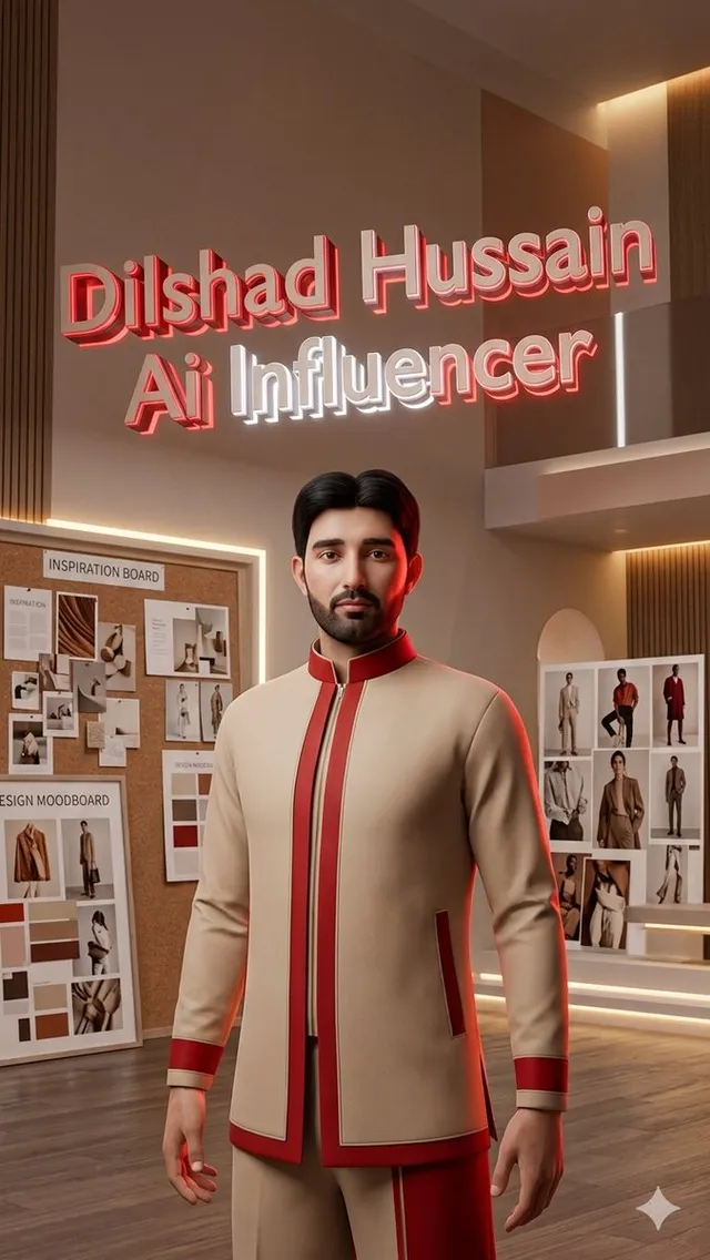 Render Spazio Lavoro Influencer AI di Lusso
