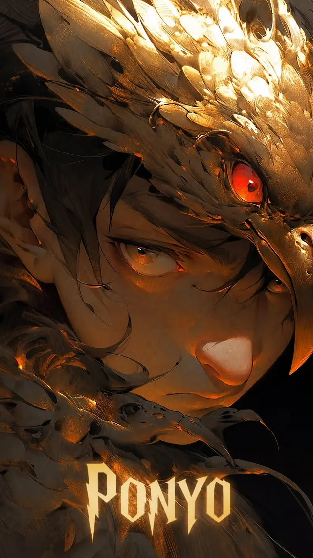Dark Raven Armor Anime Poster
