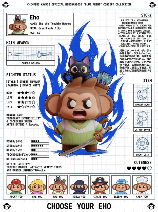 Poster tipografico per gioco di combattimento