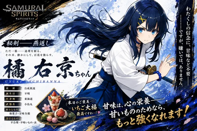 Poster Personaggio Samurai Anime