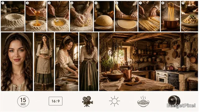 Rustic Pasta Tutorial Reference Sheet