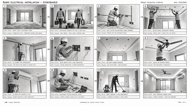 Room Installation Storyboard Sheet
