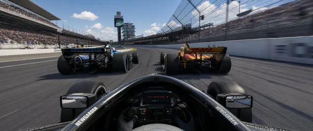 Ultrawide Indy Cockpit Racing View