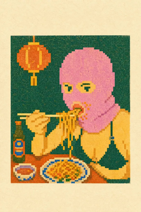 Piksel Risograf Noodle Lokantası