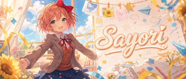 Anime Visual Novel Classroom Banner