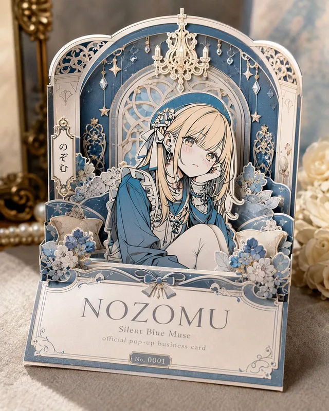 Anime Pop-Up Business Card