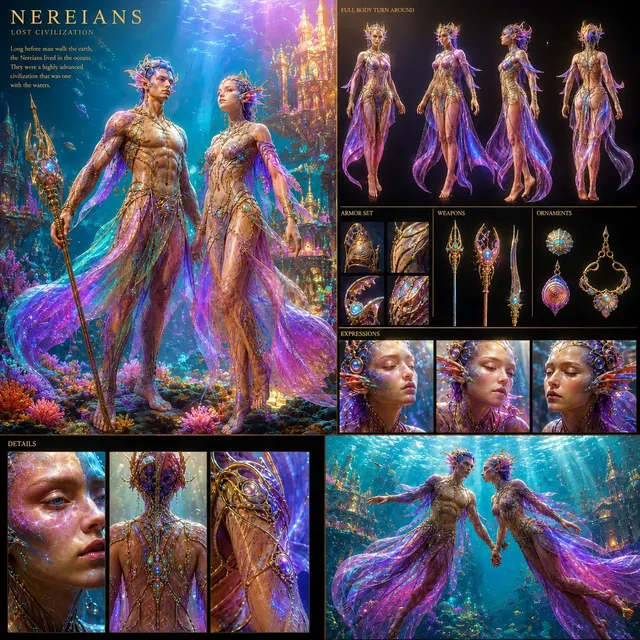 Underwater Civilization Character Board
