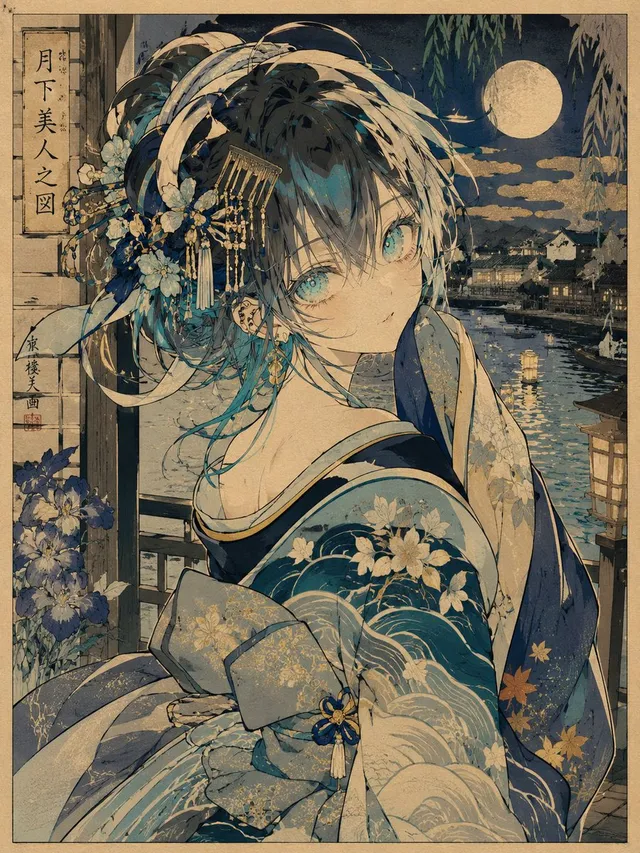 Trasformazione Personaggio Ukiyo-e