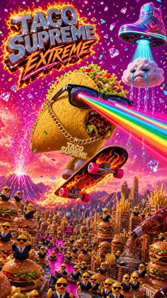 Taco Supreme Extreme Poster