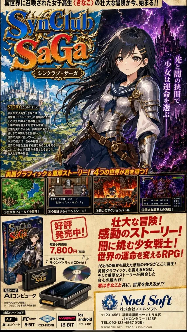 إعلان مجلة JRPG قديم