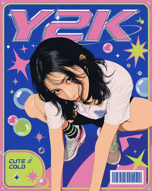 Copertina Rivista Vettoriale Y2K