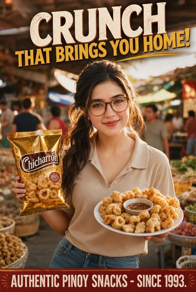 Nostalgische philippinische Chicharrón-Werbung