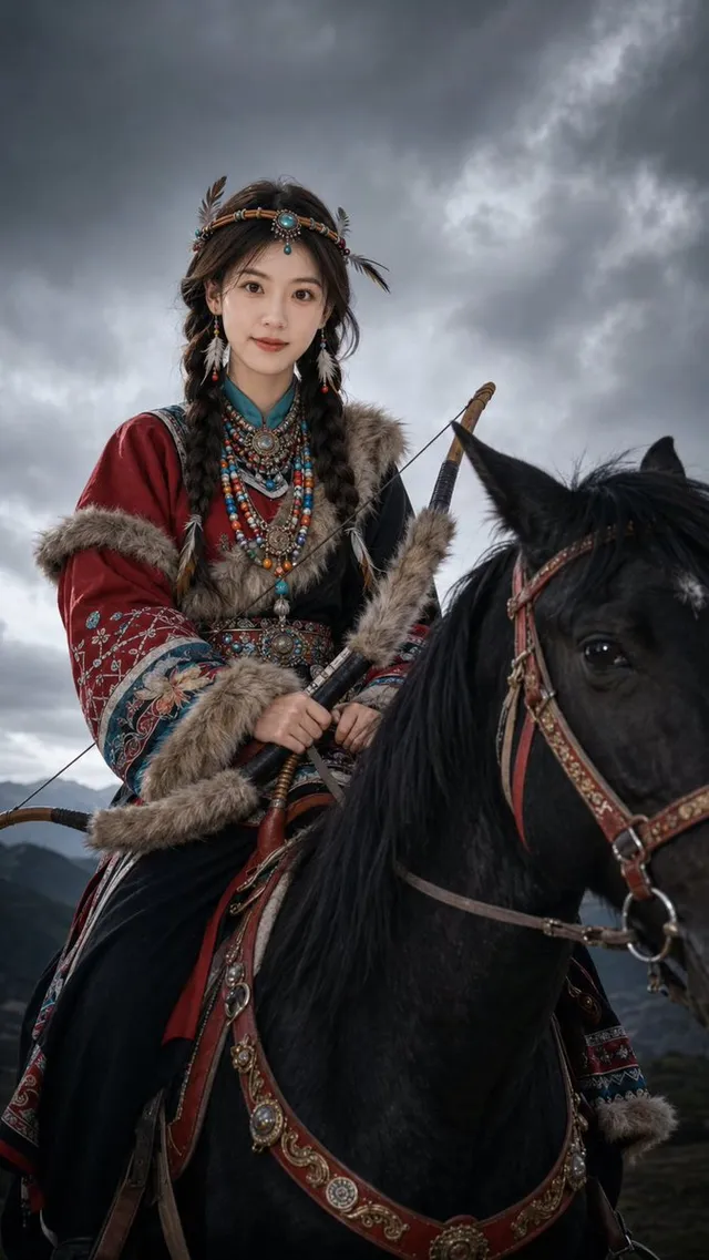 Nomadic Archer Cinematic Editorial Portrait
