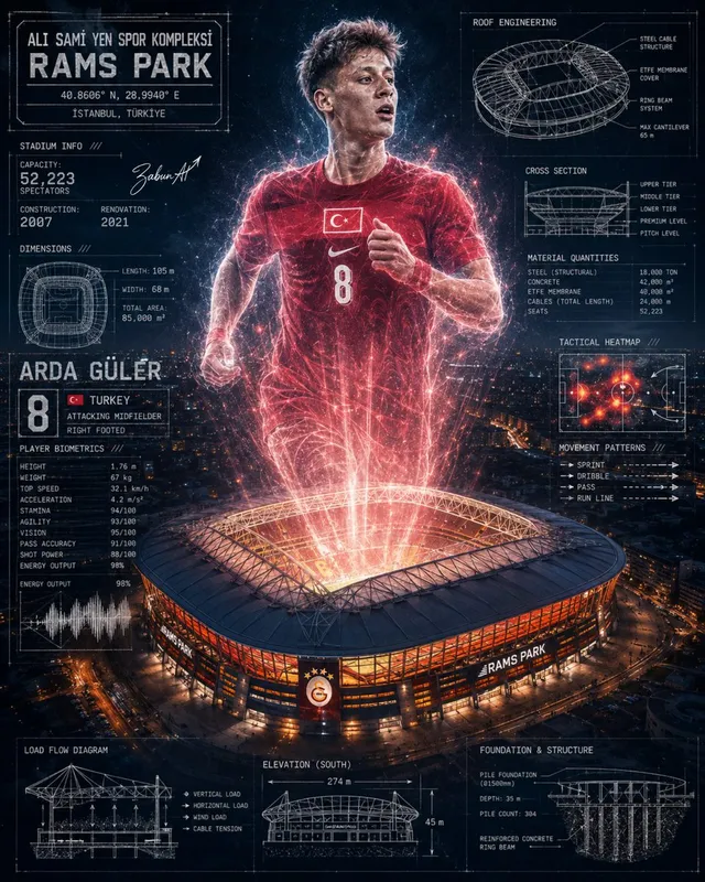 Poster Tecnico Calcio Rams Park