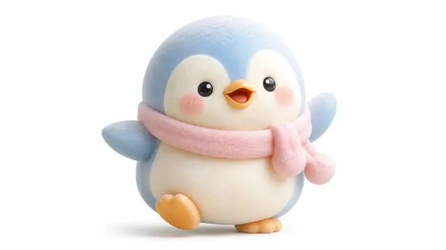 Kawaii Mochi 3D Toy Character
