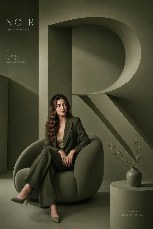 Minimalist Fashion Editorial Poster