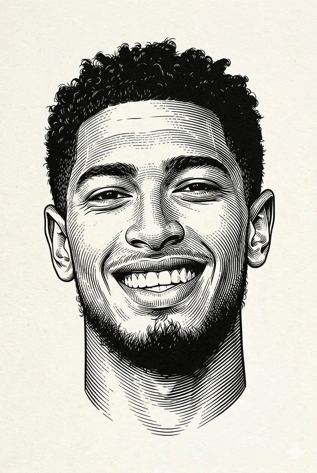 Ilustrasi Potret Ukiran Klasik