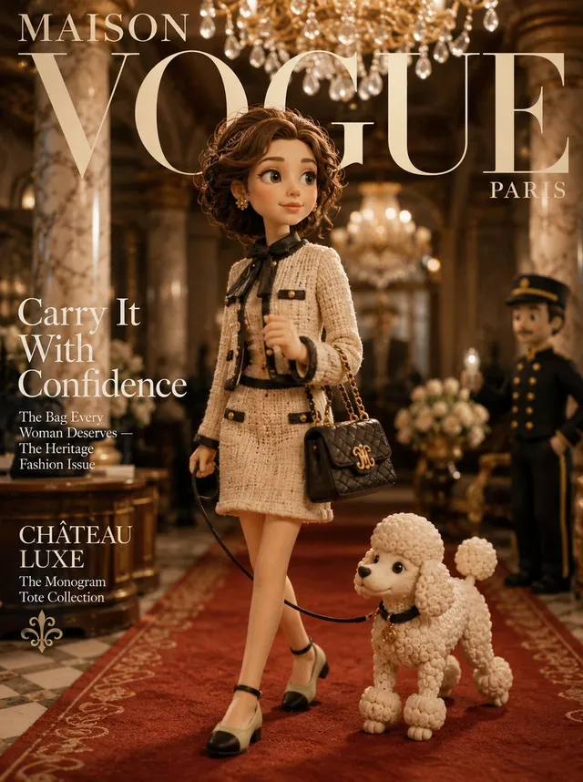Portada de Moda Claymation Maison Vogue
