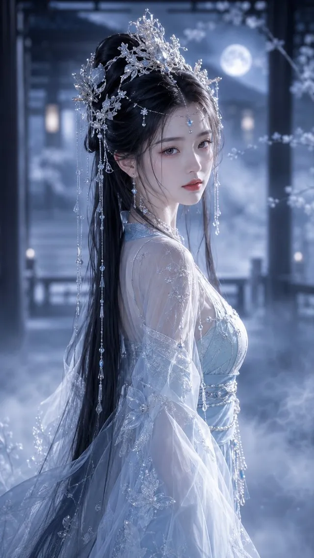 空靈唐風奇幻人像