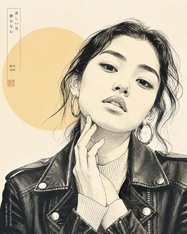 Japanese Line Art Style Transformation