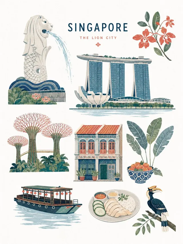 Mid-Century Editorial Illustration
