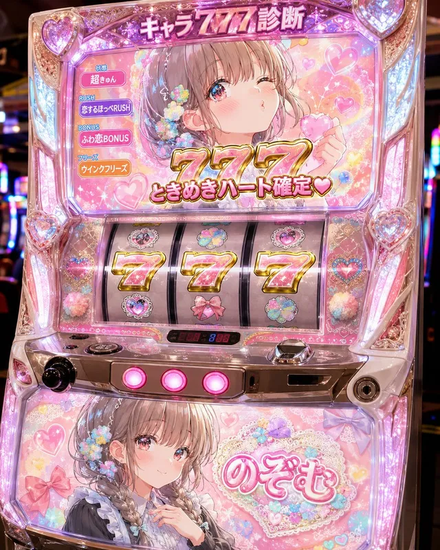 Machine à sous Kawaii Character 777