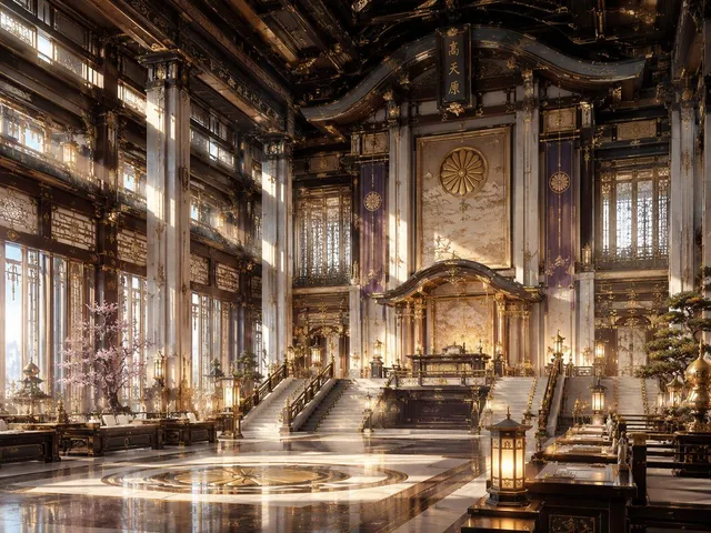 NeoNippon Kaiserlicher Thronsaal