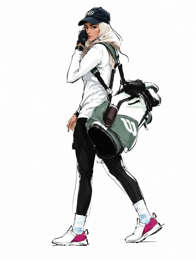 Vogue Style Fashion Illustration