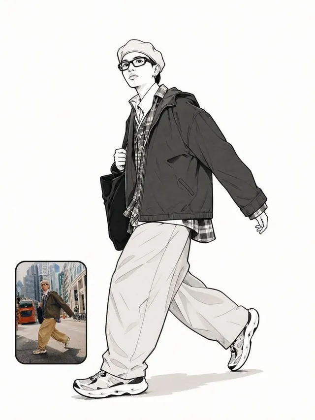 Photo to Manga Art Transformation