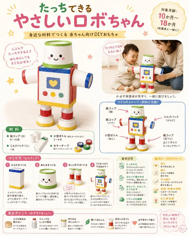 Lembar Konsep Mainan Robot Bayi DIY