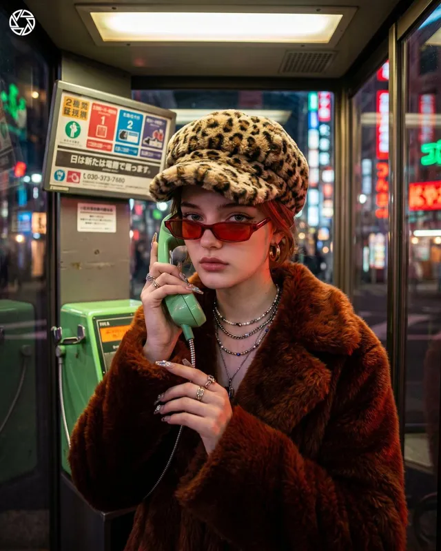 Ritratto Cyber-Fashion Ultra-Realistico