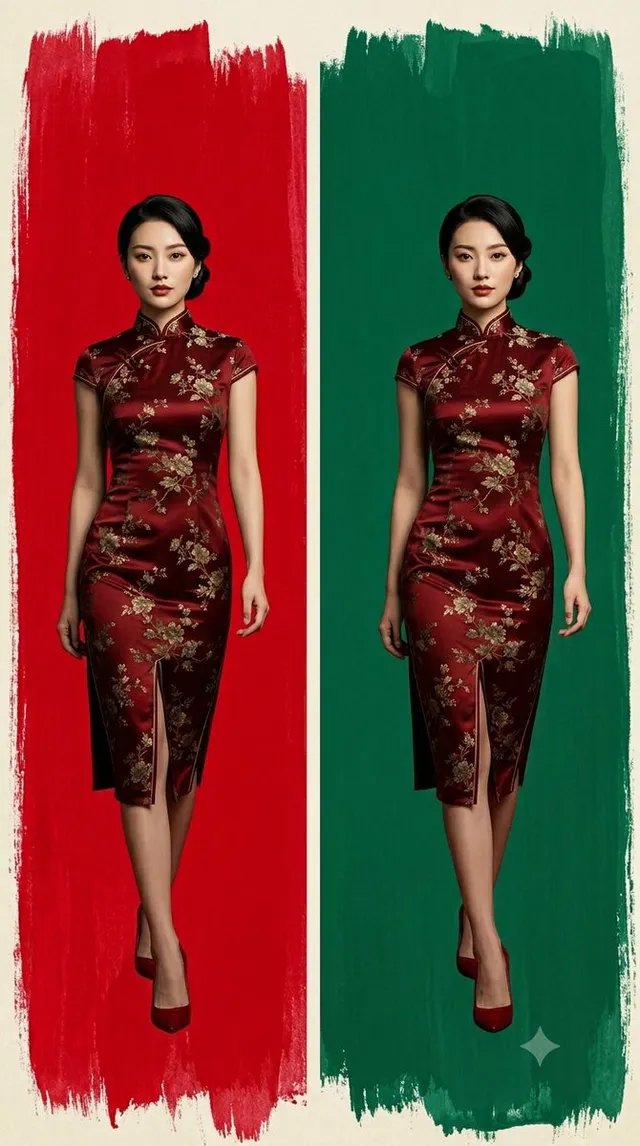 Cheongsam Fashion Diptych
