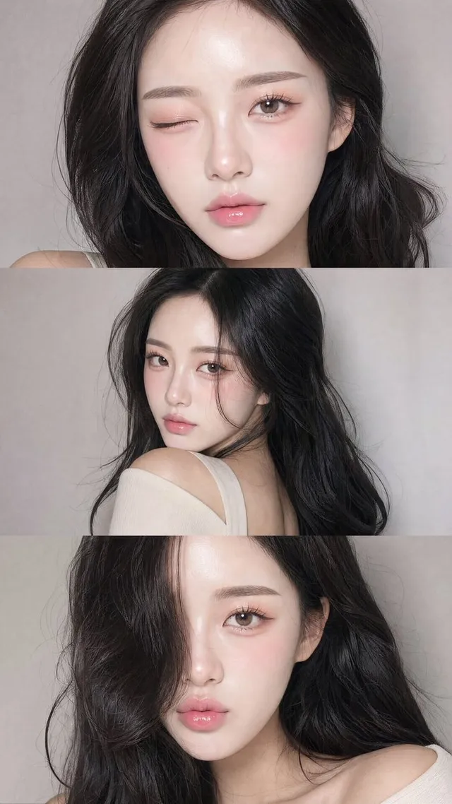 Face-Consistent Beauty Portrait Collage