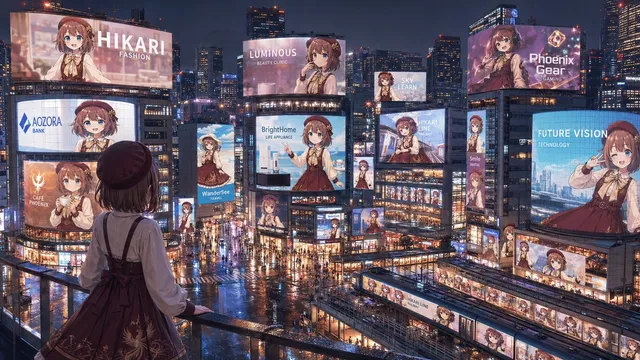 Idol Anime Conquista la Città Pubblicitaria