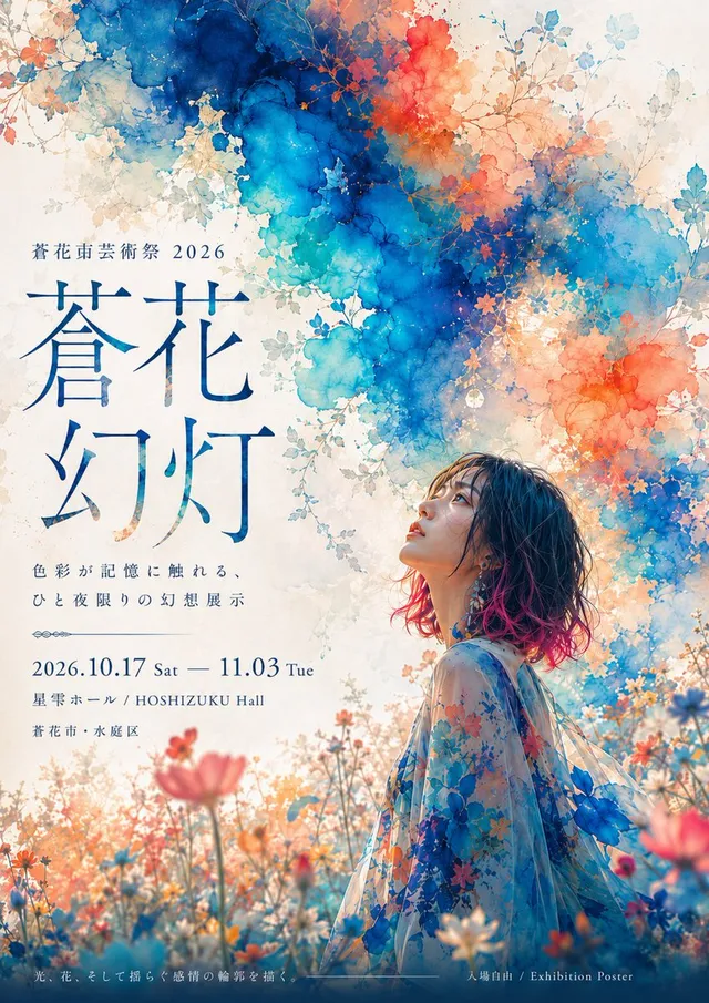 Rüya Gibi Japon Çiçek Sanat Festivali Posteri