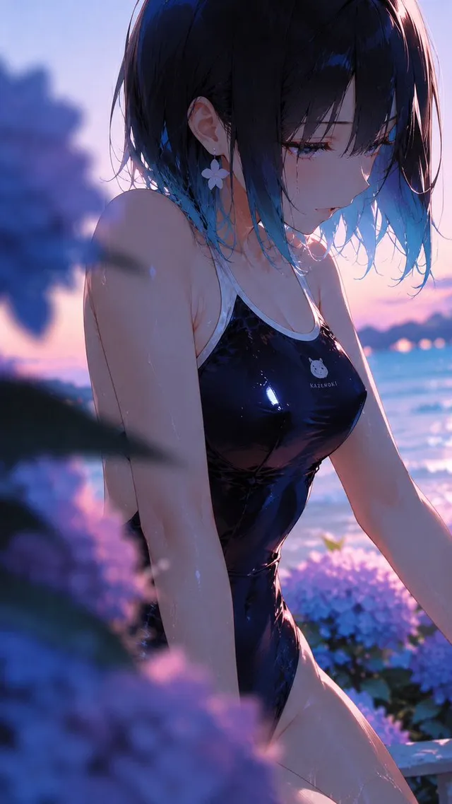 Cinematic Side-Profile Beach Transformation