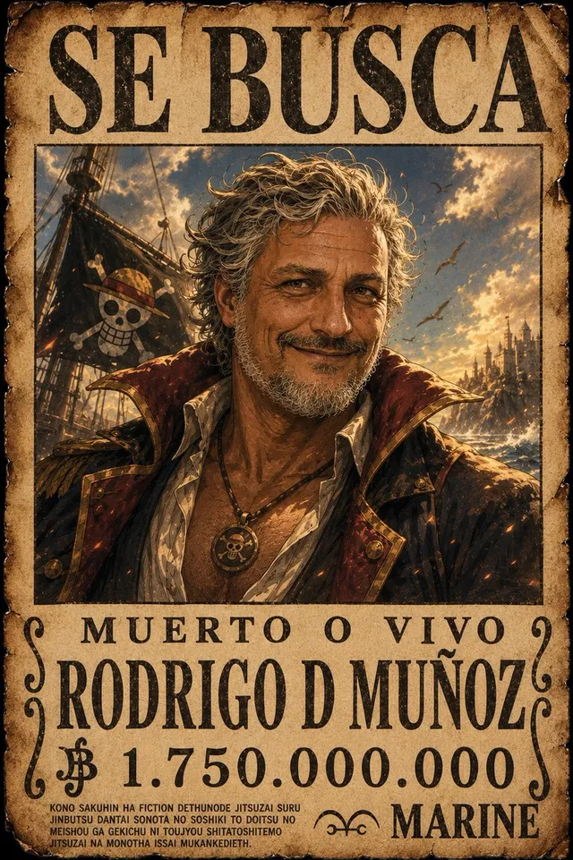 One Piece Pirate Wanted Poster