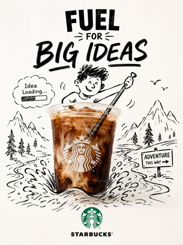 Mixed-Media Product Poster