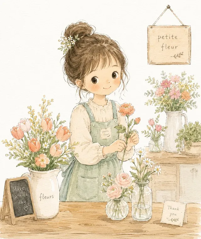 Soft Watercolor Children's Book Illustration