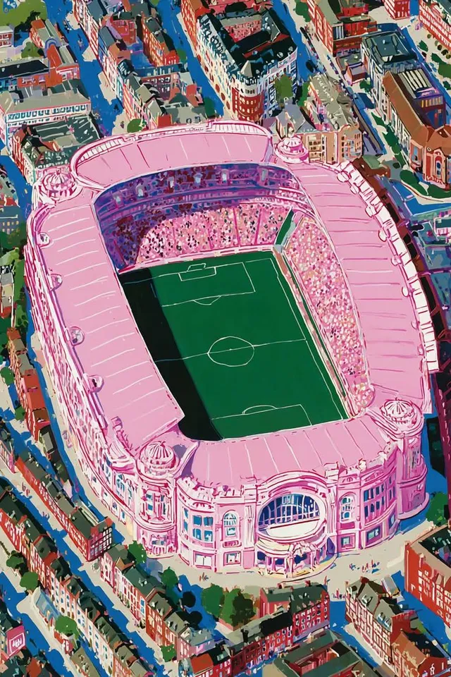 Ilustración Surrealista de Fútbol Onírica