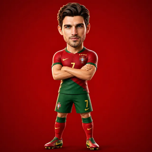 3D Cartoon Football Character Creator