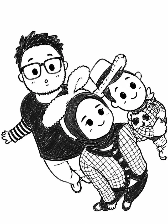 Photo to Chibi Doodle Transformation