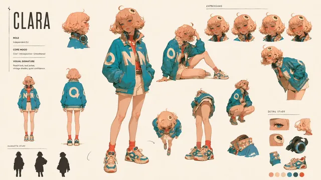Cinematic Character Identity Board
